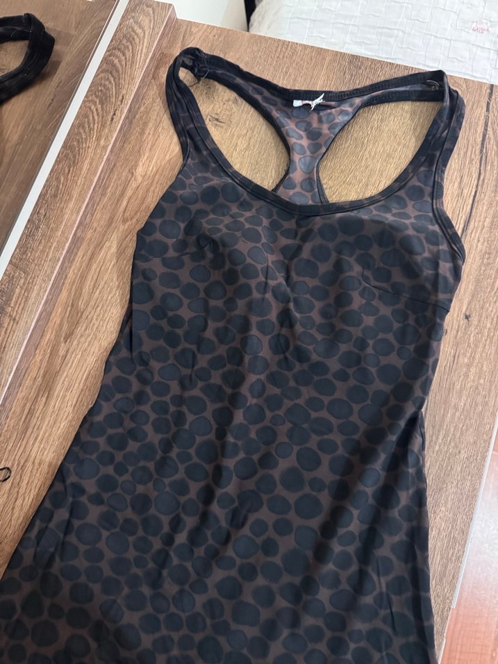 Kahverengi Desenli şort mayo - Görsel 2