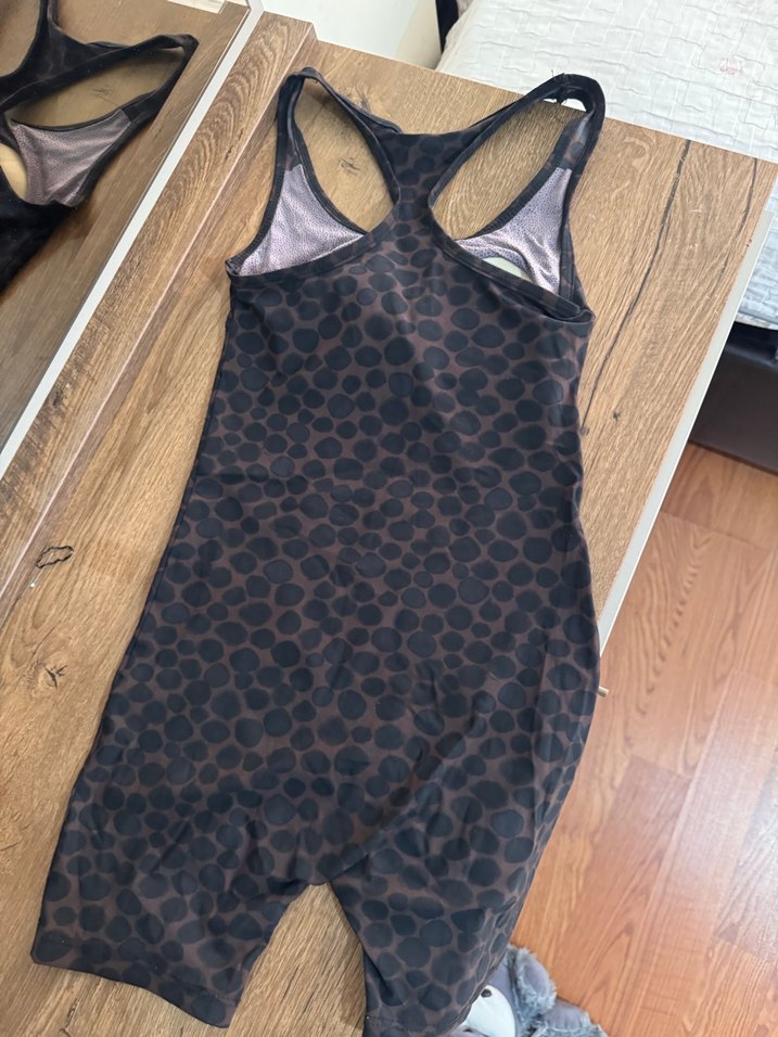 Kahverengi Desenli şort mayo - Görsel 4