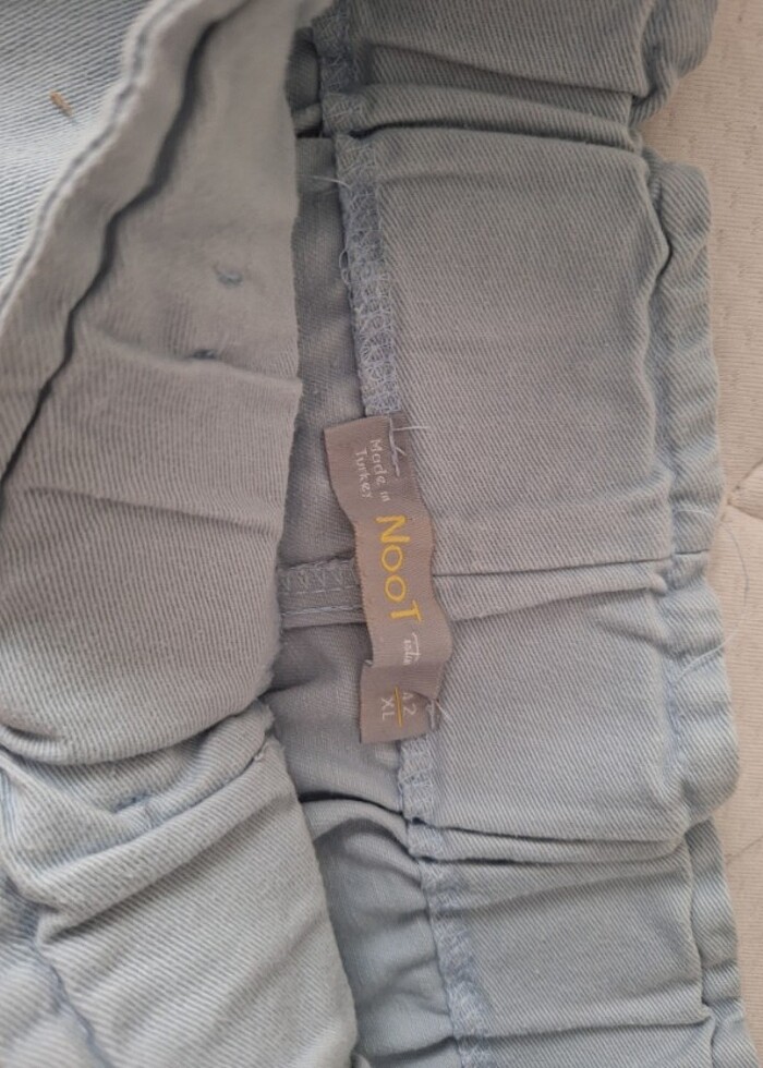 Hamile pantolonu 42 beden ?? havuc kesim buz mavisi ???? - Görsel 5