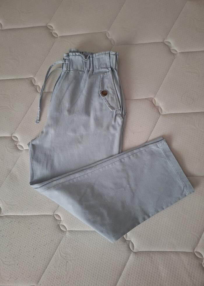 Hamile pantolonu 42 beden ?? havuc kesim buz mavisi ???? - Görsel 2