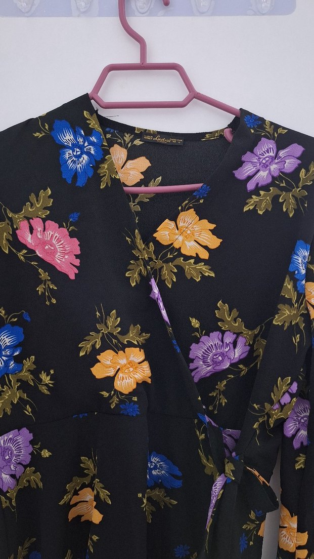 Çiçek Desenli Bohem Kadın Bluz - Görsel 2