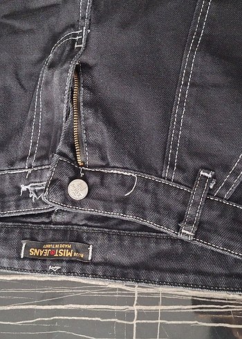 Kadın Siyah Kemerli Midi Denim Pantolon - Görsel 3