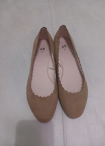 37 Beden camel Renk H&M babet ayakkabı 