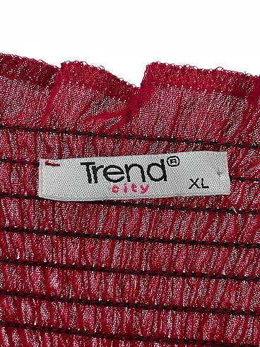 xl Beden kırmızı Renk Diğer Bluz %70 İndirimli.