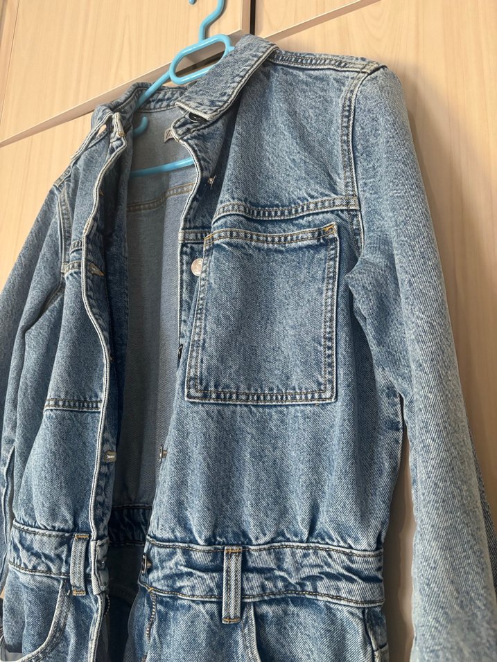 ZARA 
Kadın Kot Tulum - Görsel 2