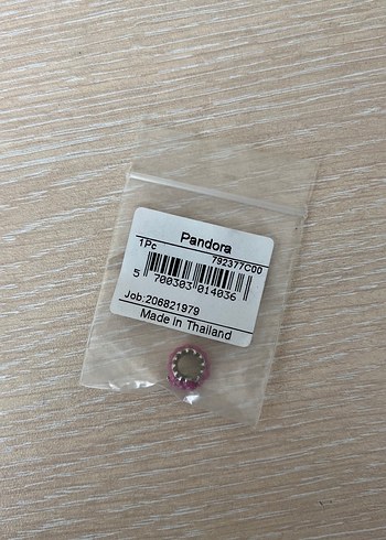 Pembe Boncuklu Rock Punk Kadın Charm