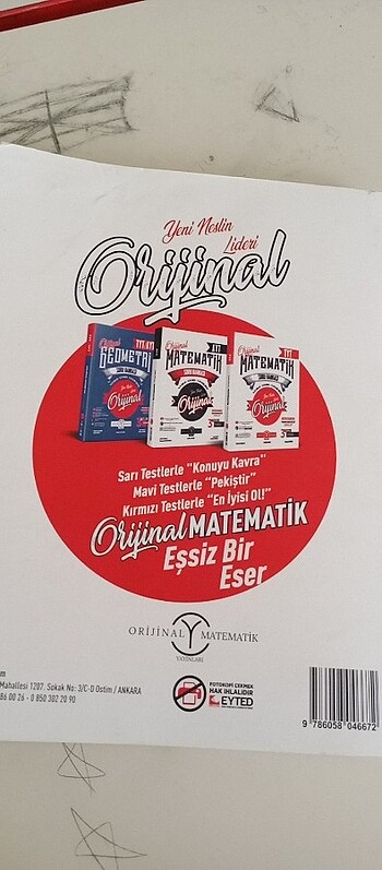  Tyt matematik soru Bankası orijinal yayınları 
