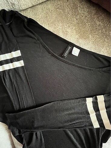m Beden siyah Renk H&M spor bluz
