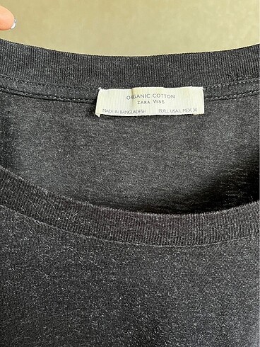 Zara pamuklu tshirt