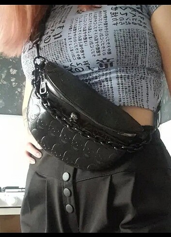 Zara Gotik kuru kafa çanta