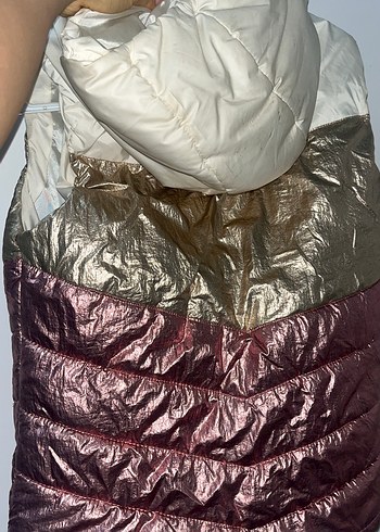 Kız Çocuk Parlak Renkli Fermuarlı Yelek - Görsel 5