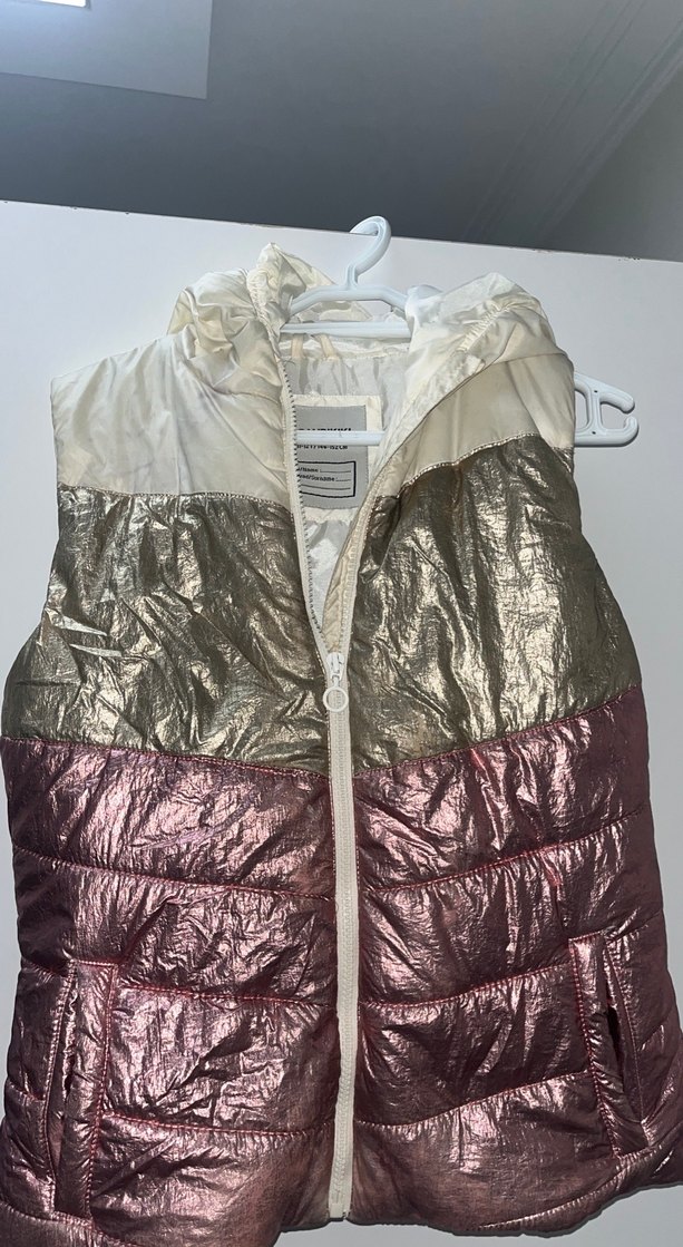 Kız Çocuk Parlak Renkli Fermuarlı Yelek - Görsel 2