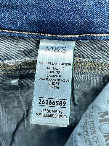 38 Beden çeşitli Renk Marks & Spencer Jean / Kot %70 İndirimli.