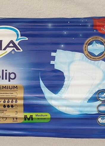 3.5 paket toplam 105 tane Tena Slip Premium Super Night belbantl