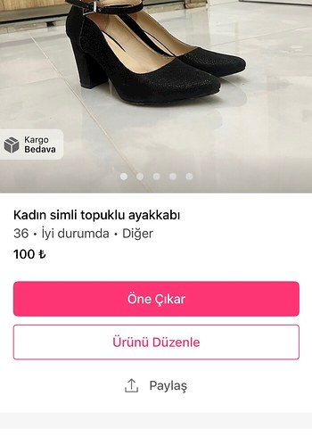 Diğer İki topuklu ayakkabı