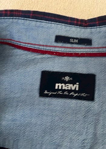 l Beden Mavi jeans ekose desen