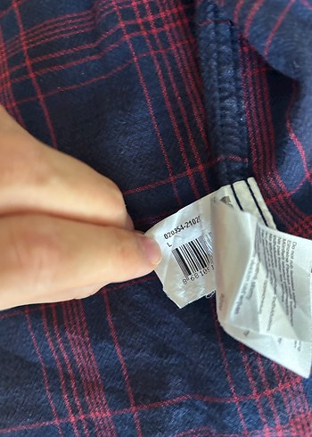Koton Mavi jeans ekose desen