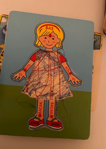 Çocuklar için Gövde Parçaları Puzzle - Görsel 2