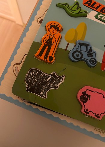 Ali Baba Çiftliği Ahşap Çocuk Puzzle - Görsel 2