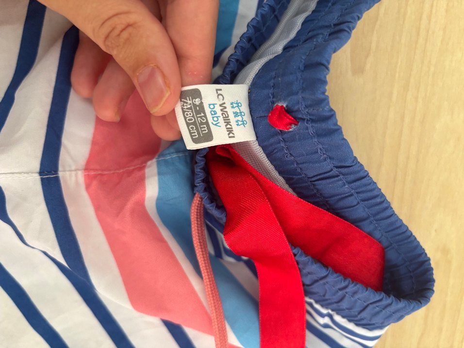 Çizgili Çok Renkli Erkek Çocuk Mayo - Görsel 2