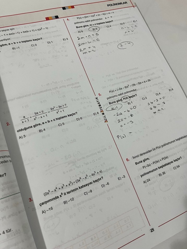 Acil Matematik Konu Anlatımlı Soru Fasikülü - Görsel 2