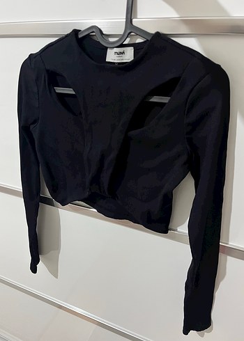 Siyah Uzun Kollu şık Bluz - Görsel 2