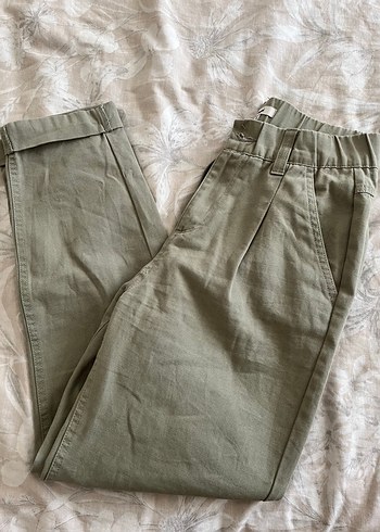 trend zeytin yeşili Pantolon