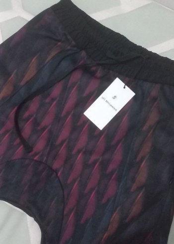 LES BENJAMINS Bordo Erkek şort bermuda S beden - Görsel 2