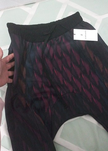 LES BENJAMINS Bordo Erkek şort bermuda S beden - Görsel 4