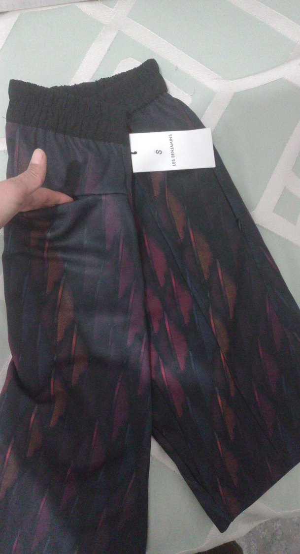 LES BENJAMINS Bordo Erkek şort bermuda S beden - Görsel 3