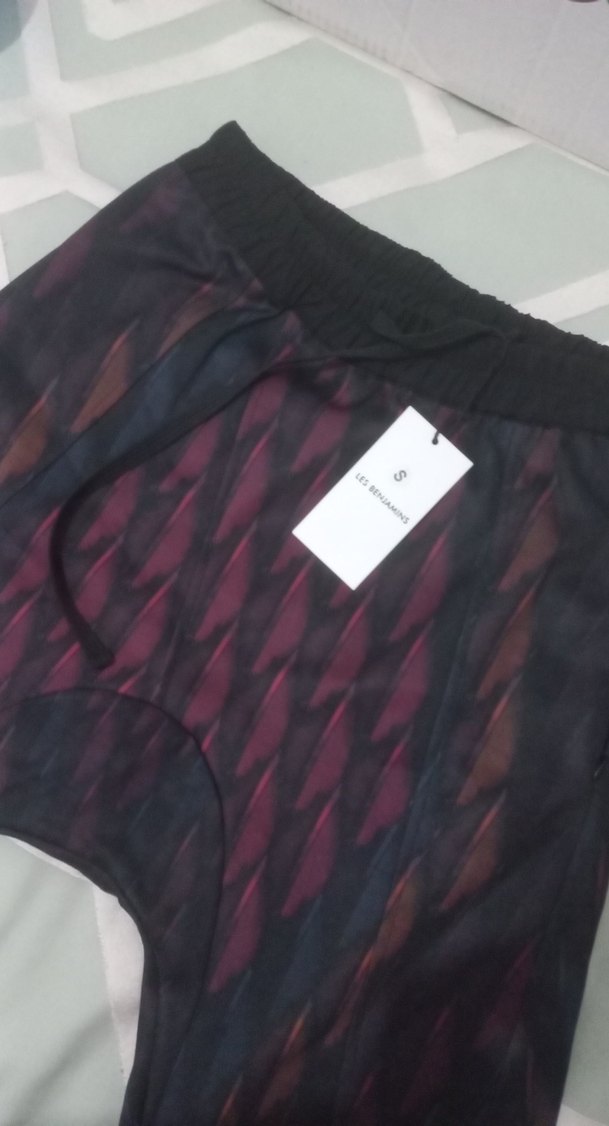 LES BENJAMINS Bordo Erkek şort bermuda S beden - Görsel 2