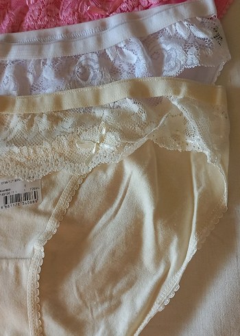 Dantel Detaylı Kadın Midi Külot Seti - Görsel 3