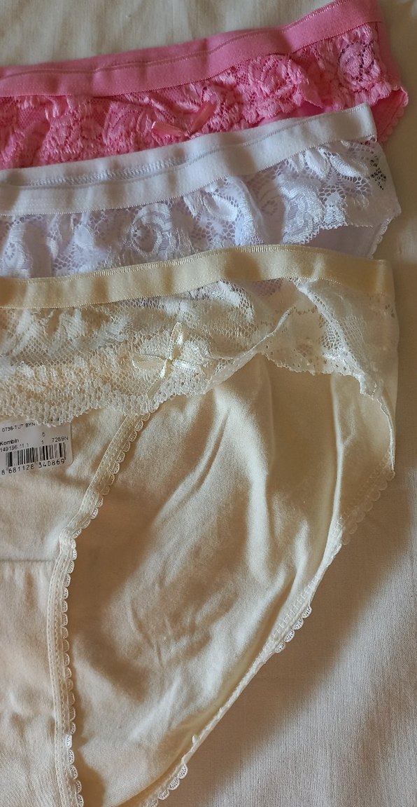 Dantel Detaylı Kadın Midi Külot Seti - Görsel 3