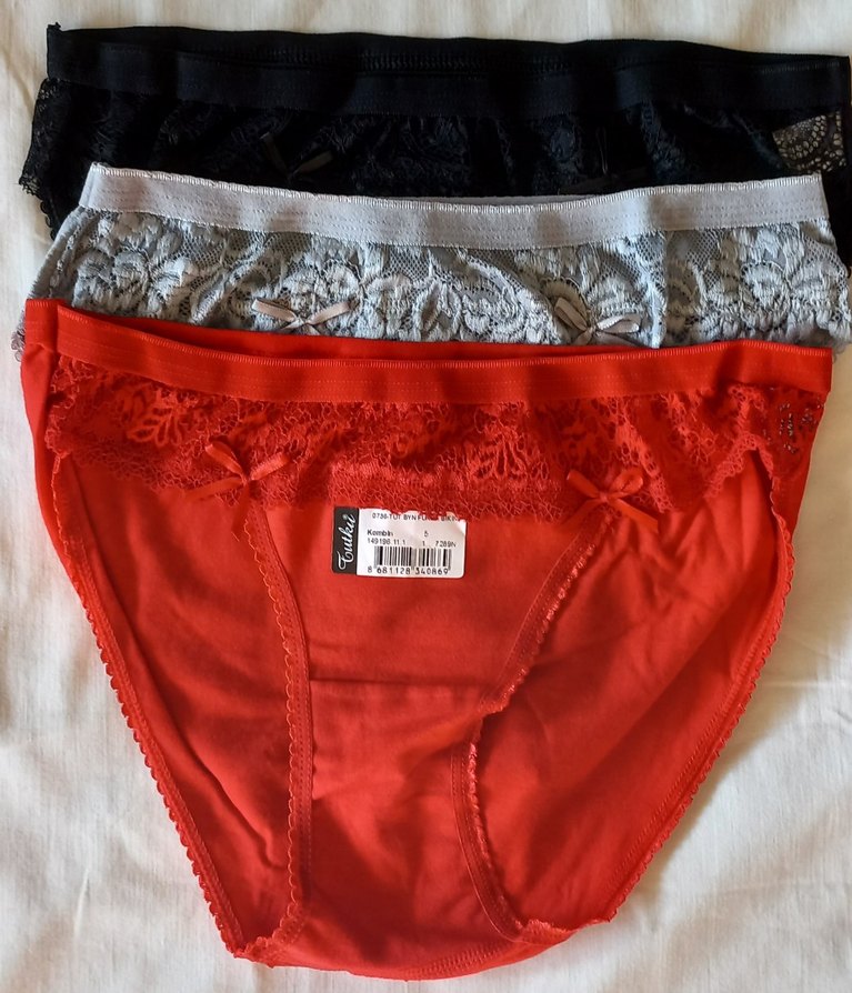 Dantel Detaylı Kadın Midi Külot Seti - Görsel 2