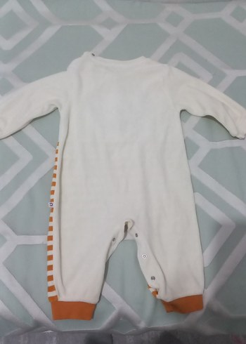 Uzun Kollu kadife Renkli Erkek Bebek Tulum - Görsel 4