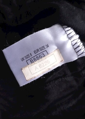 Siyah Straplez Fırfırlı Midi Abiye Elbise - Görsel 4