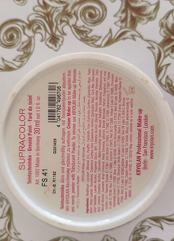 Kryolan Kryolan fondöten