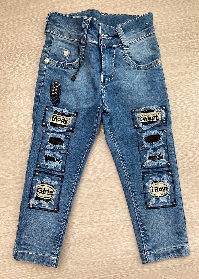 Kız bebek kot pantolon - Görsel 2