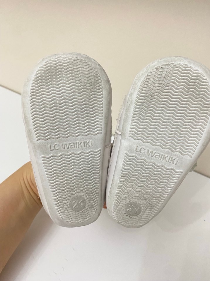 Kız Bebek Beyaz İlk Adım Ayakkabısı - Görsel 3