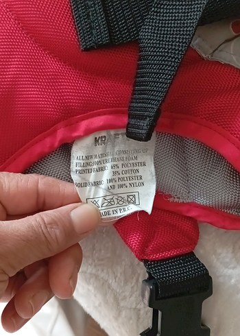 KRAFT Kırmızı Gri Bebek Taşıyıcı - Görsel 3