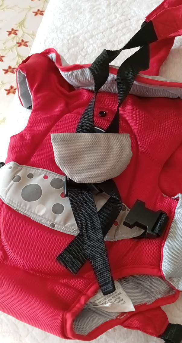 KRAFT Kırmızı Gri Bebek Taşıyıcı - Görsel 2