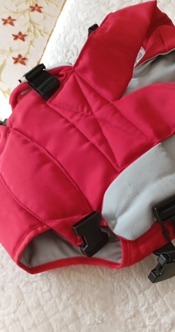 KRAFT Kırmızı Gri Bebek Taşıyıcı - Görsel 4