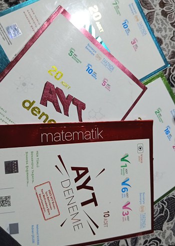 345 ayt sayısal branş denemleri. fizik kimya biyoloji matematik