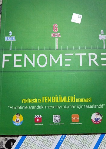 Fenometre 12 Fen Bilimleri Denemesi