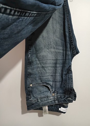 Gri Mavi Erkek Denim Pantolon - Görsel 4