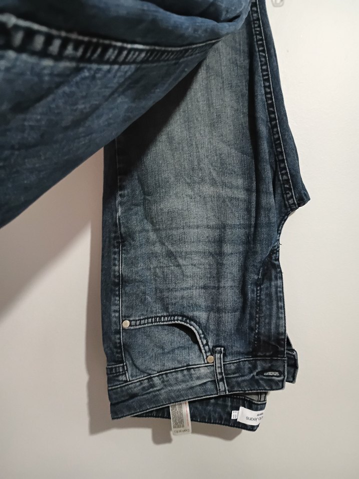 Gri Mavi Erkek Denim Pantolon - Görsel 4