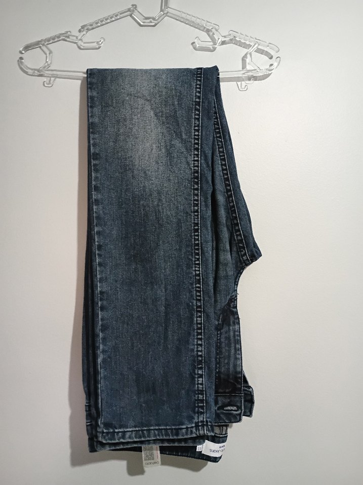 Gri Mavi Erkek Denim Pantolon - Görsel 2