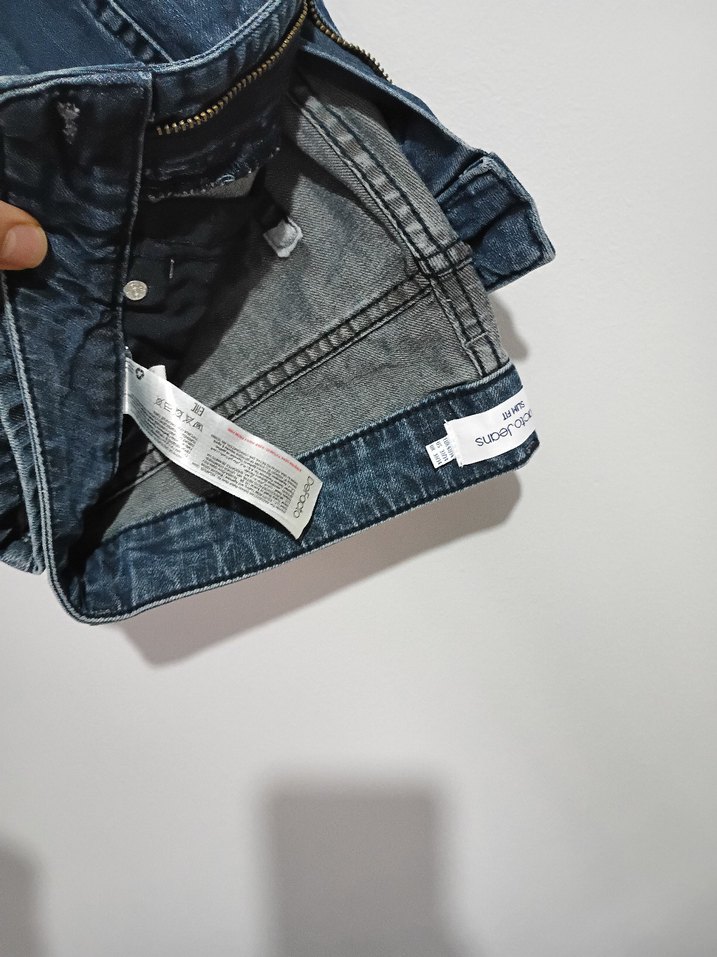 Gri Mavi Erkek Denim Pantolon - Görsel 3