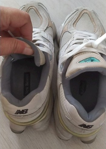 New Balance Beyaz Gri Spor Ayakkabı - Görsel 3