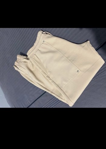 Bej Kadın Pamuk Kumaş Pantolon - Görsel 4